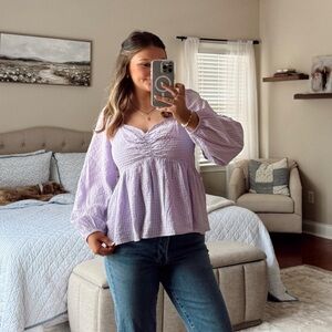 Old Navy Seersucker Top